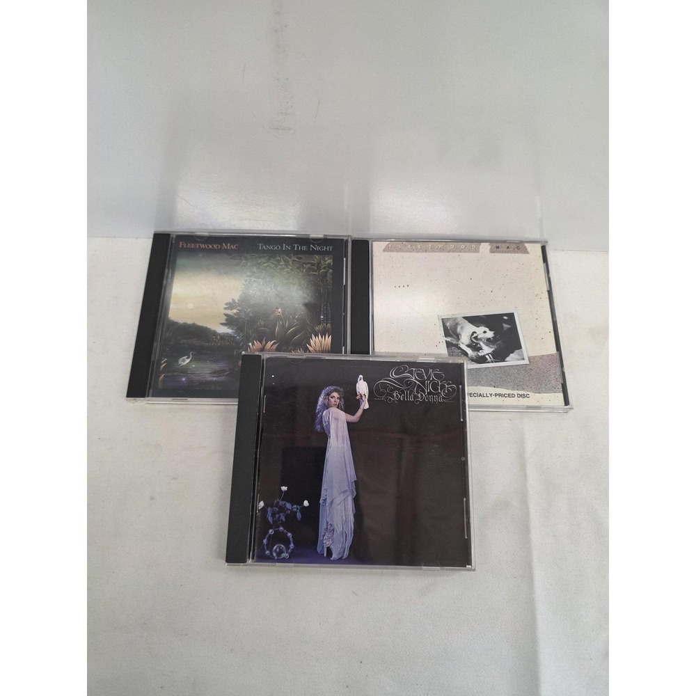 Fleetwood Mac Stevie Nicks 3 CD Lot Tusk Tango In The Night Bella Donna